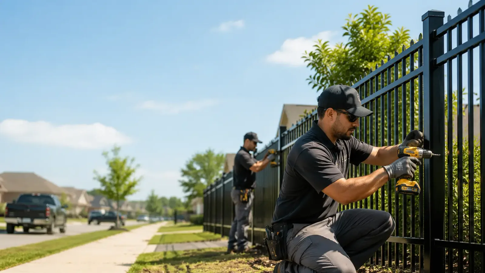 Metal Fence Installation in Nadeau, MI